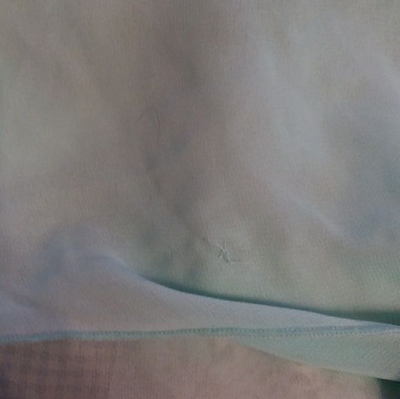 Sheer mint green tank top - Picture 2 of 5